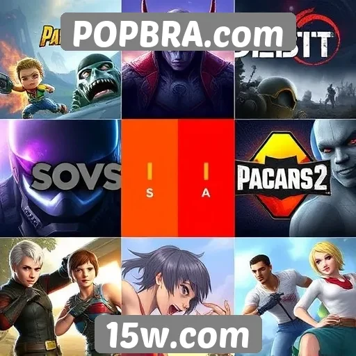 Comparativo entre jogos populares da plataforma